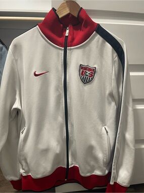 Nike USA Soccer Track Jacket – USMNT – White Red Navy – Size L